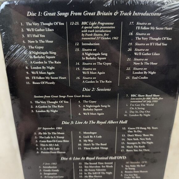 London by Frank Sinatra (CD, 2014) 3 CD 1 DVD BOX SET BRAND NEW FACTORY SEALED - Picture 3 of 9